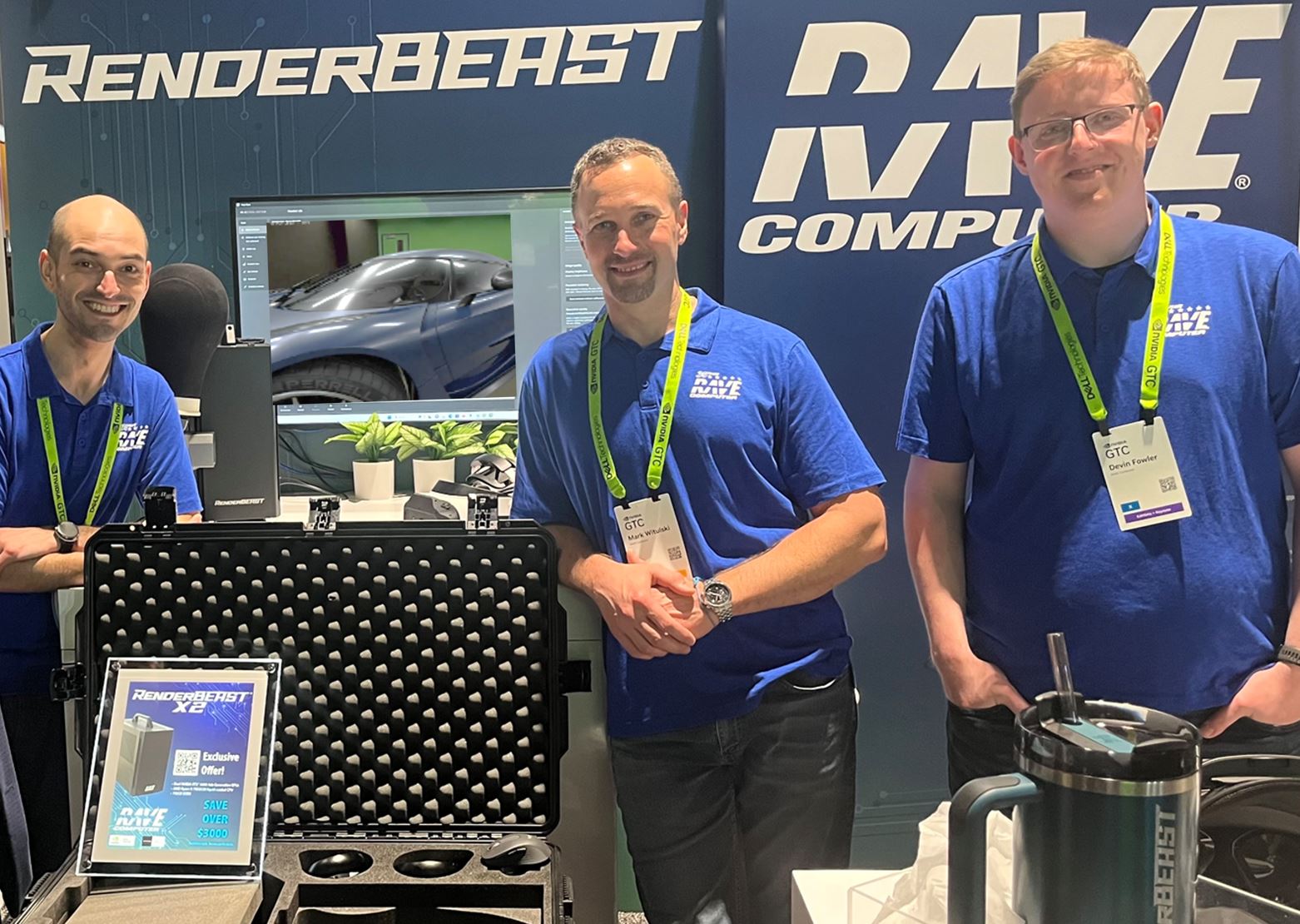 RAVE introduced the RenderBEAST X2 NVIDIA Certified Dual Ada Workstation at GTC 2024